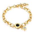 18K Gold Plated Bracelet – CZ Inserts, Waterproof & Hypoallergenic